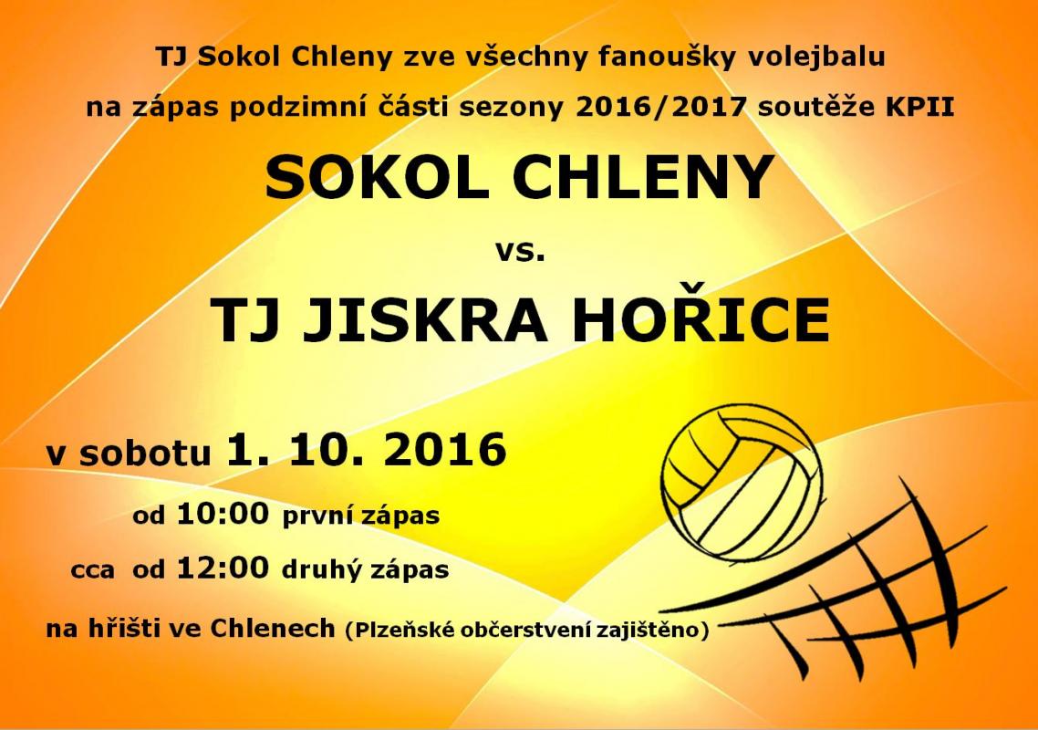 plakát - Chleny:Hořice