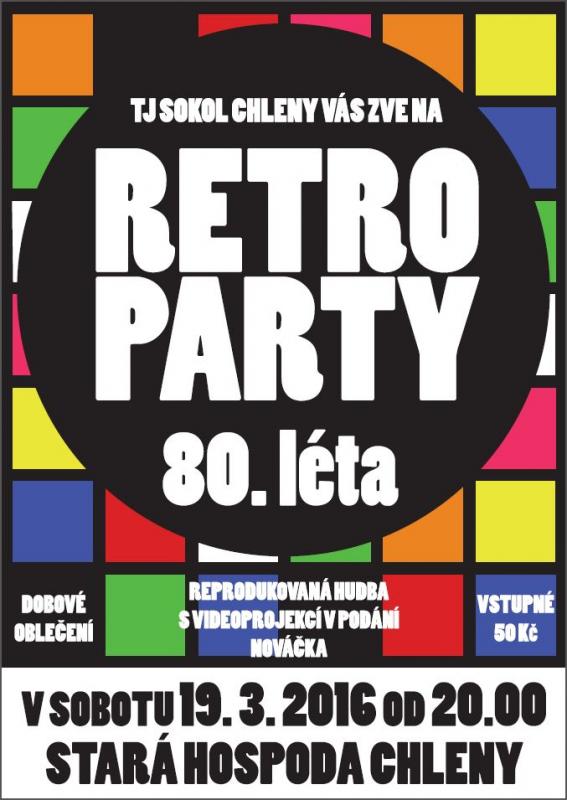 Plakát - Retroparty